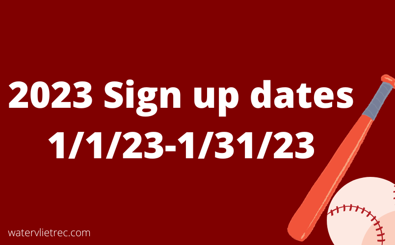 2023 SIGN UP INFO